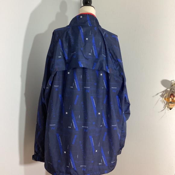 NAUTICA CHAMPIONSHIP 83 MEN BIG &TALL SIZE 3XL NAVY JACKET WINDBREAKER - Picture 2 of 11